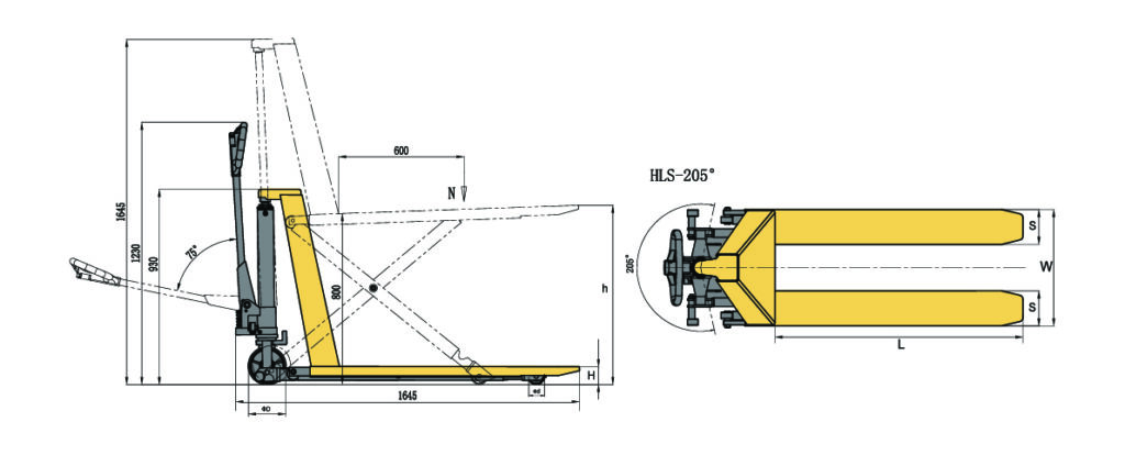 Scissor Lift Hand Pallet Truck 01