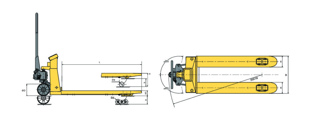 Hand Pallet Weighing Truck 01