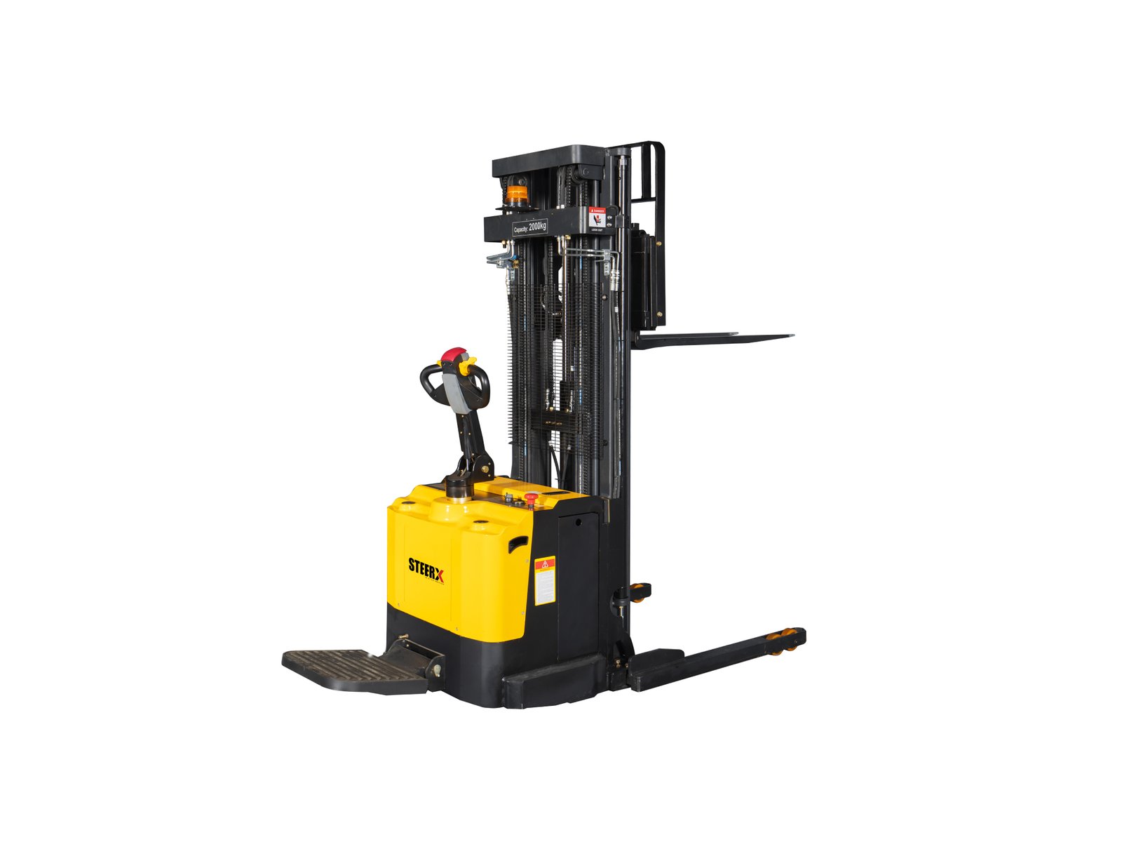 1500 kg electric straddle leg pallet stacker UAE