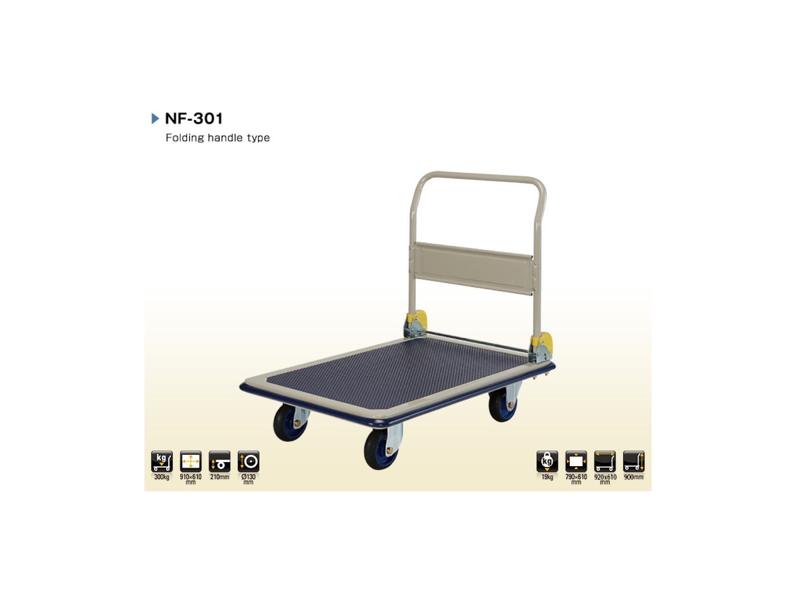 Prestar folding platform trolley 300 kg UAE